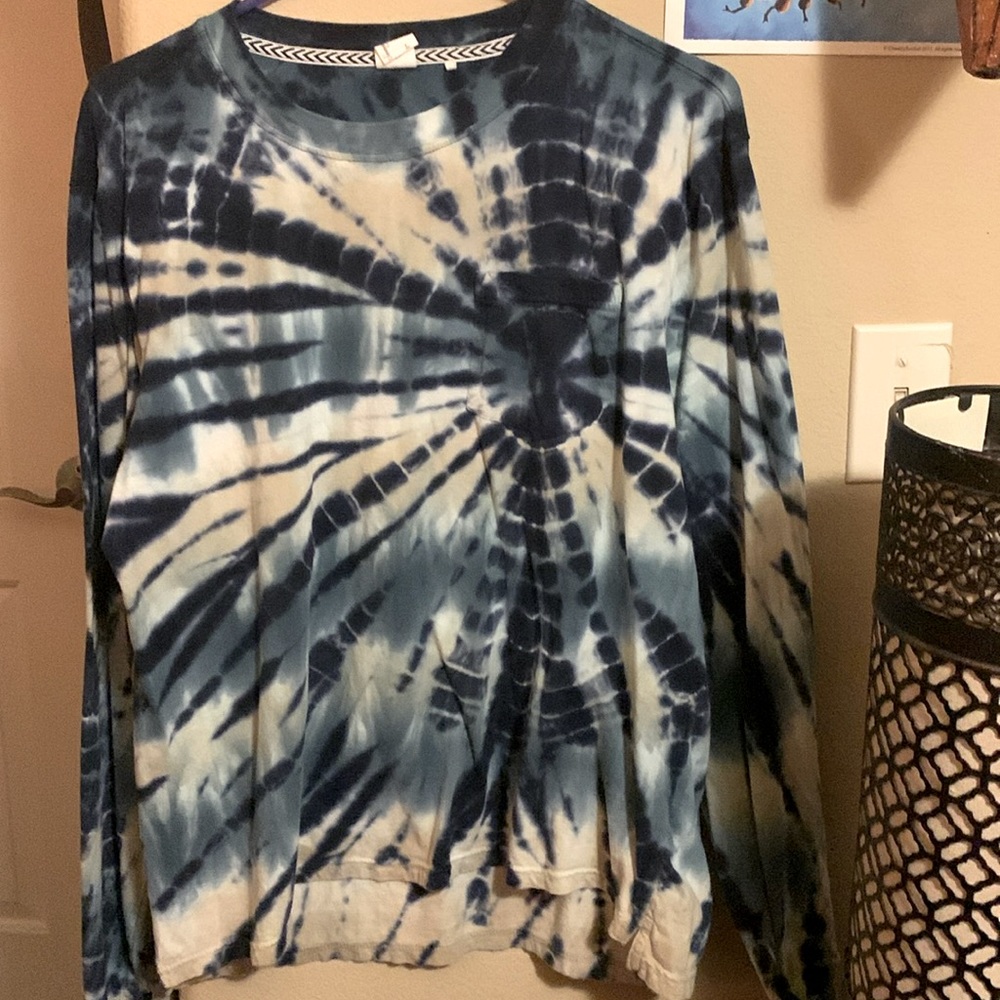 Men’s long sleeve tie dye Sovereign Code